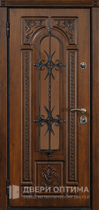 Дверь с кованными элементами №7 - фото №2