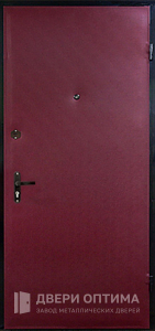 Дверь металлическая входная эконом класса №19 - фото №1