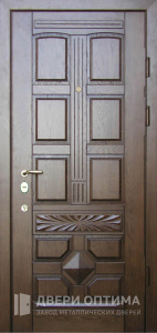 Утепленная металлическая дверь на заказ №368 - фото №1