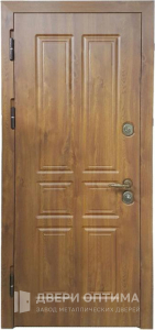 Металлическая дверь с МДФ панелью в квартиру №42 - фото №2