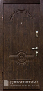 Входная металлическая дверь с МДФ в гостиницу №10 - фото №2