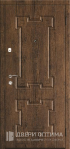 Металлическая дверь ламинированная МДФ №184 - фото №1