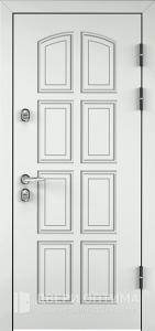Классическая входная дверь двухконтурная №21 - фото №1