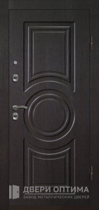 Металлическая дверь МДФ снаружи №22 - фото №1
