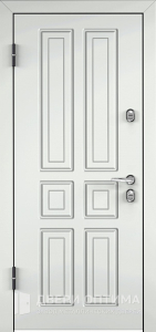 Входная дверь белого цвета №25 - фото №2
