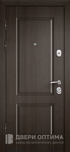 Дверь железная коричневая №11 - фото №2