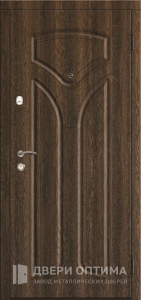 Дверь металлическая с МДФ с двух сторон №376 - фото №1