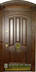 Входная арочная металлическая дверь №4 - фото №1