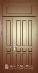 Входная дверь с фрамугой сверху №35 - фото №1