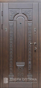 Входная дверь с МДФ накладкой на дачу №73 - фото №2