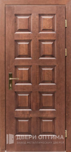 Входная дверь в дом с МДФ №32 - фото №1