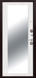 Дверь входная металлическая для квартиры с зеркалом №70 - фото №2
