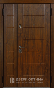 Дверь железная двухстворчатая №11 - фото №1