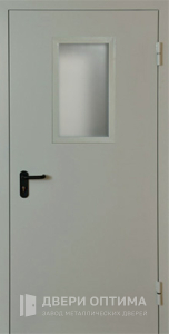 Однопольная входная дверь со стеклопакетом №2 - фото №1