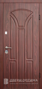 Входная дверь МДФ внутри ровная №377 - фото №1
