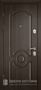Дверь металлическая в бревенчатый дома №26 - фото №2