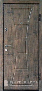 Дверь входная с зеркалом для частного дома №62 - фото №1