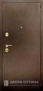 Металлическая дверь порошок МДФ в квартиру №50 - фото №1