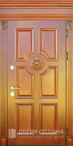 Входная эксклюзивная дверь для загородного дома №2 - фото №1
