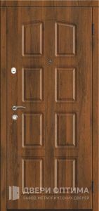 Железная дверь с МДФ на дачу №20 - фото №1