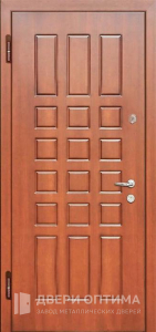 Входная дверь обшитая МДФ панелями №302 - фото №2
