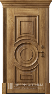 Металлическая дверь с эксклюзивным дизайном в офис №18 - фото №2