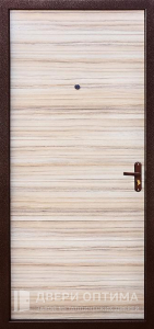 Металлическая дверь порошок МДФ в квартиру №50 - фото №2