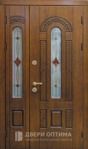 Парадная дверь из массива №345 - фото №1