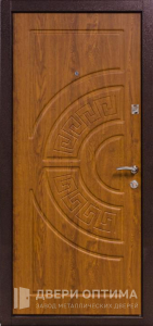 Дверь МДФ входная для квартиры №351 - фото №2