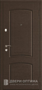 Дверь металлическая уличная входная с защитой от промерзания №10 - фото №1