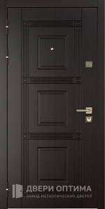 Филенчатая дверь входная металлическая №7 - фото №2