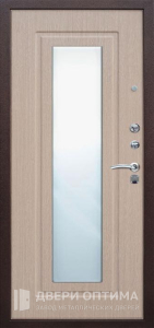 Железная дверь с зеркалом входная в квартиру №46 - фото №2