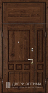 Входная дверь с верхней фрамугой №19 - фото №1