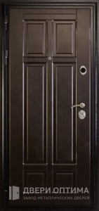 Дверь с двумя контурами уплотнения с накладками МДФ №20 - фото №2