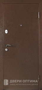 Входная металлическая дверь с порошковым напылением №62 - фото №1