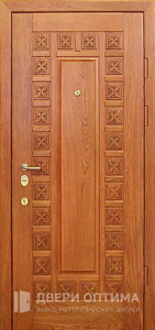 Входная металлическая дверь из массива дуба №10 - фото №1