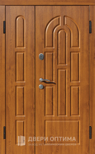Дверь 1300х2100 двухстворчатая входная №9 - фото №1