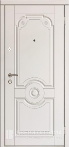 Белая входная металлическая дверь №20 - фото №1