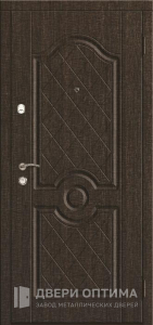 Дверь наружная металлическая входная на улицу №35 - фото №1