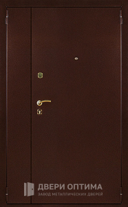 Дверь металлическая входная двухстворчатая уличная цена эконом №1 - фото №1