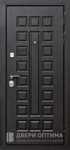 Входная дверь МДФ с молдингом №203 - фото №1