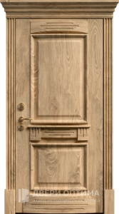 Металлическая дверь эксклюзивная для деревянного дома №22 - фото №1