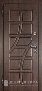 Металлическая дверь с МДФ накладкой в гостиницу №43 - фото №2