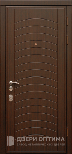 Металлическая дверь МДФ ПВХ №96 - фото №1