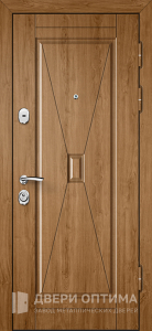 Дверь железная МДФ с панелью винорит №12 - фото №1