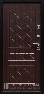 Металлическая дверь с МДФ накладкой в квартиру №52 - фото №2