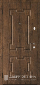 Металлическая дверь с отделкой из МДФ №194 - фото №2