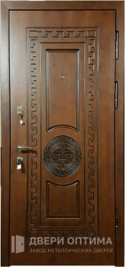 Металлическая дверь с МДФ панелью в квартиру №42 - фото №1
