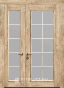 Деревянная входная дверь в частный дом