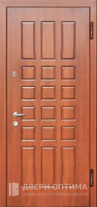 Дверь уличная металлическая утепленная в дом №19 - фото №1